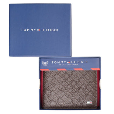 Tommy Hilfiger Greywalls Men's Global Coin Wallet Brown