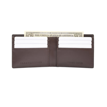 Tommy Hilfiger Greywalls Mens Slimfold Wallet Brown