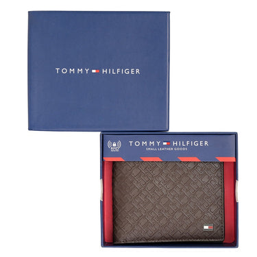 Tommy Hilfiger Greywalls Mens Slimfold Wallet Brown