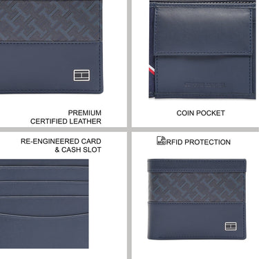 Tommy Hilfiger Greywalls Mens Slimfold Wallet Brown