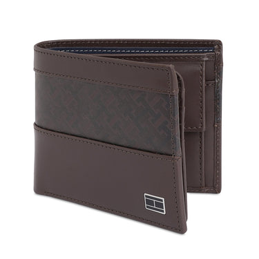 Tommy Hilfiger Machrie Mens Multicard Coin Wallet Brown