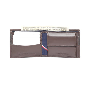 Tommy Hilfiger Machrie Men's Global Coin Wallet Brown