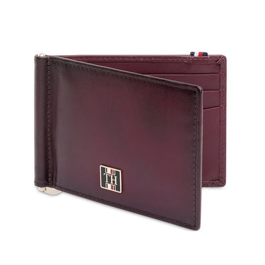 Tommy Hilfiger Rannoch Men'S Moneyclip Wine