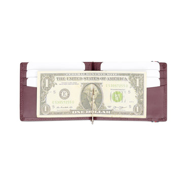 Tommy Hilfiger Rannoch Men'S Moneyclip Wine