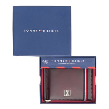 Tommy Hilfiger Rannoch Men'S Moneyclip Wine