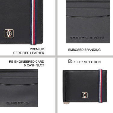 Tommy Hilfiger Rannoch Men'S Moneyclip Black