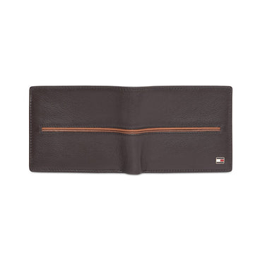 Tommy Hilfiger Glasgow Men'S Global Coin Wallet Brown