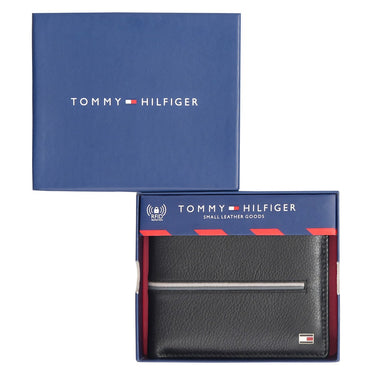 Tommy Hilfiger Glasgow Men'S Passcase Wallet Black
