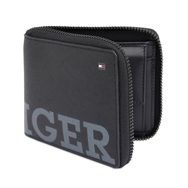 Tommy Hilfiger Canterbury Mens Zip Around Wallet Black