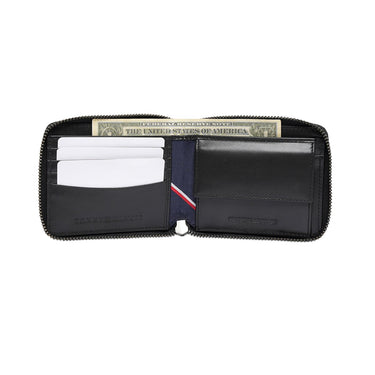 Tommy Hilfiger Canterbury Mens Zip Around Wallet Black