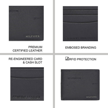 Tommy Hilfiger Hove Men'S Passcase Wallet Black