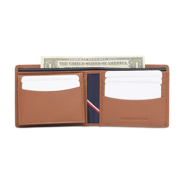Tommy Hilfiger Hove Men'S Passcase Wallet Tan