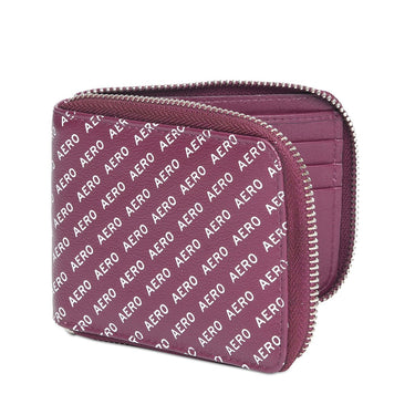Aeropostale Largo Men's Zip Around Wallet Wine