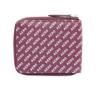 Aeropostale Largo Men's Zip Around Wallet Wine