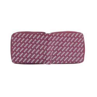 Aeropostale Largo Men's Zip Around Wallet Wine