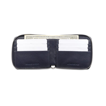 Aeropostale Largo Men's Zip Around Wallet Navy
