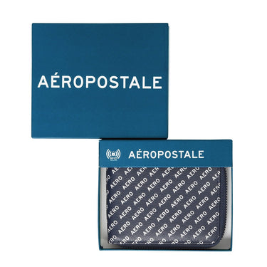 Aeropostale Largo Men's Zip Around Wallet Navy
