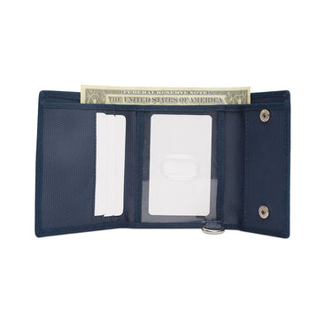 Aeropostale Lakeland Men's Trifold Wallet Navy