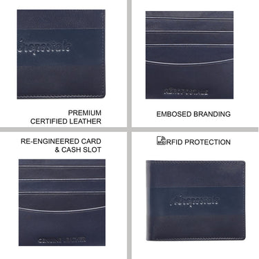 Aeropostale Pompano Men's Slimfold Wallet Navy