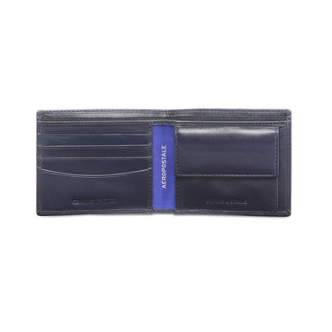 Aeropostale Sanjose Men's Global Coin Wallet Navy