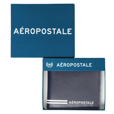 Aeropostale Sacramento Men's Global Coin Wallet Navy