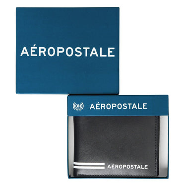Aeropostale Sacramento Men's Global Coin Wallet Black