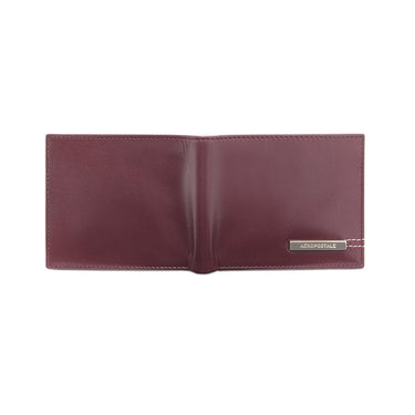 Aeropostale Visalia Men's Slimfold Wallet Wine