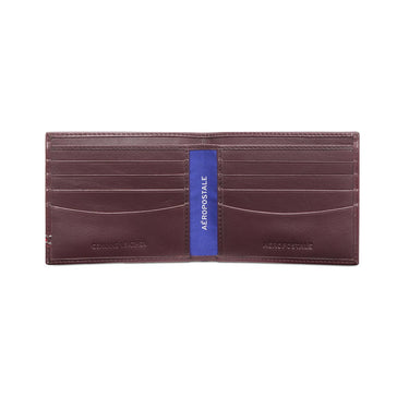 Aeropostale Visalia Men's Slimfold Wallet Wine