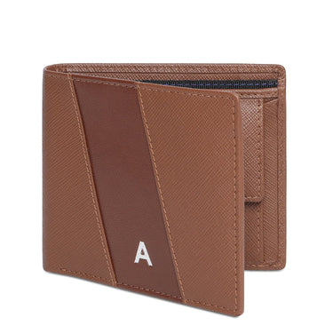 Aeropostale Marcos Men's Global Coin Wallet Tan