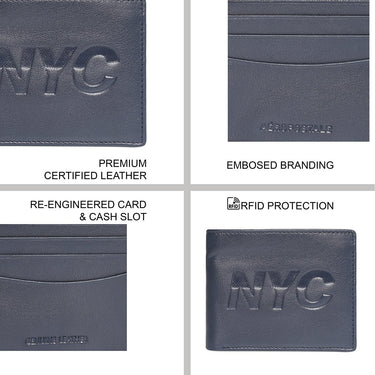 Aeropostale Vacaville Mens Slimfold Wallet Navy