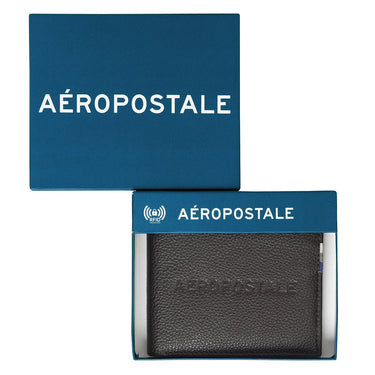 Aeropostale Rialto Men's Slimfold Wallet Brown