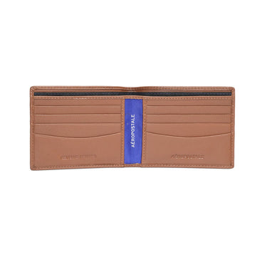 Aeropostale Carlsbad Mens Slimfold Wallet Tan