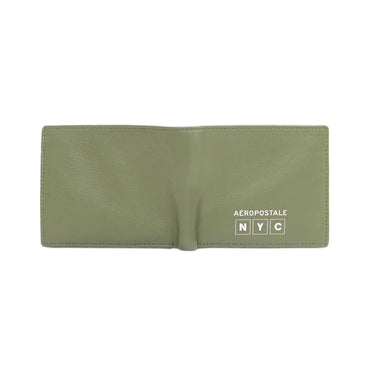 Aeropostale Carlsbad Men's Global Coin Wallet Olive