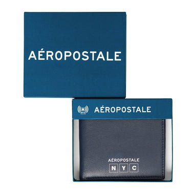 Aeropostale Carlsbad Men's Slimfold Wallet Navy