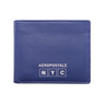 Aeropostale Carlsbad Men's Global Coin Wallet Electric Blue