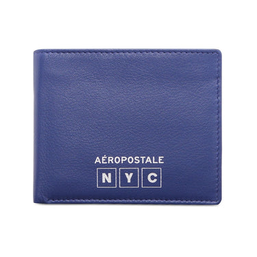 Aeropostale Carlsbad Men's Global Coin Wallet Electric Blue