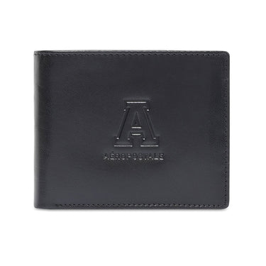 Aeropostale Indio Mens Slimfold Wallet Black