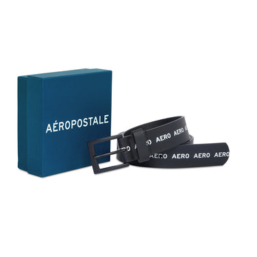 Aeropostale Miami Men's Non Reversible Belt Black