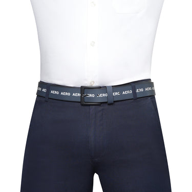 Aeropostale Miami Men's Non Reversible Belt Navy