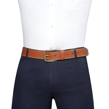 Aeropostale Davie Men's Non Reversible Belt Tan