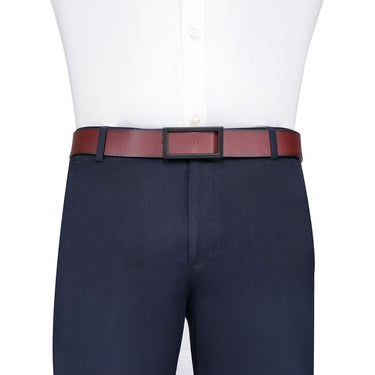 Aeropostale Deltona Men's Non Reversible Belt Wine