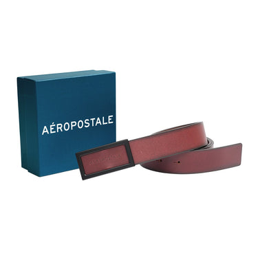 Aeropostale Deltona Men's Non Reversible Belt Wine