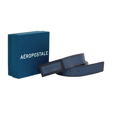 Aeropostale Deltona Men's Non Reversible Belt Navy