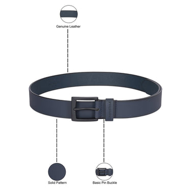 Aeropostale Boynton Mens Non Reversible Belt Navy