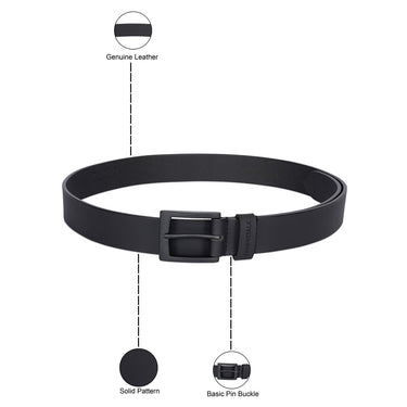 Aeropostale Boynton Mens Non Reversible Belt Black