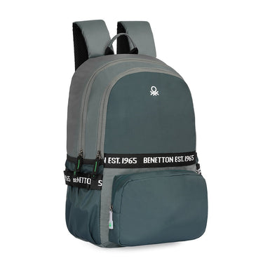 United Colors Of Benetton Torque Laptop Backpack Frosty Green Deep Sea Green