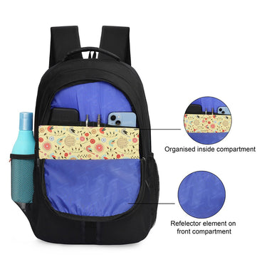 United Colors Of Benetton Thunderbolt Laptop Backpack Black