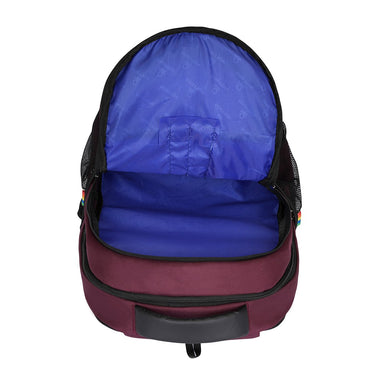 United Colors Of Benetton Thunderbolt Laptop Backpack Wine