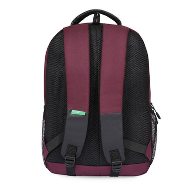 United Colors Of Benetton Thunderbolt Laptop Backpack Wine