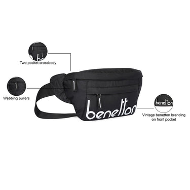 United Colors Of Benetton Blitz Waist Pouch Black